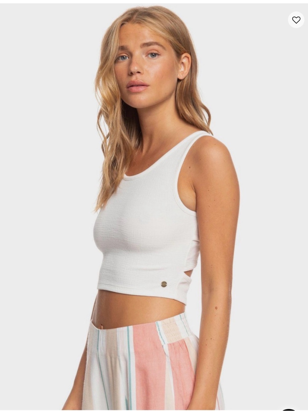 ROXY Good Keepsake Womens Crop Top Small